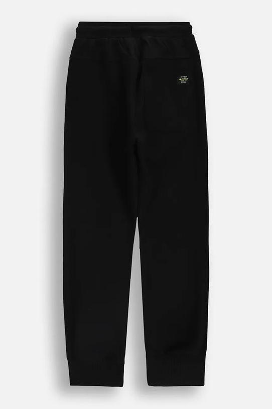 Дитячі бавовняні штани Coccodrillo ZC5120102SBJ чорний AW25