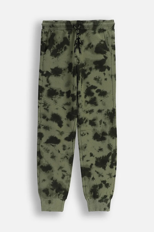 Coccodrillo pantaloni della tuta in cotone per bambini maglia verde ZC5120103SBJ