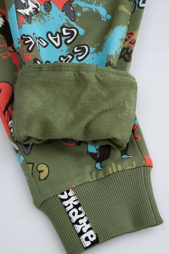 Детские спортивные штаны Coccodrillo зелёный ZC5122701SBK