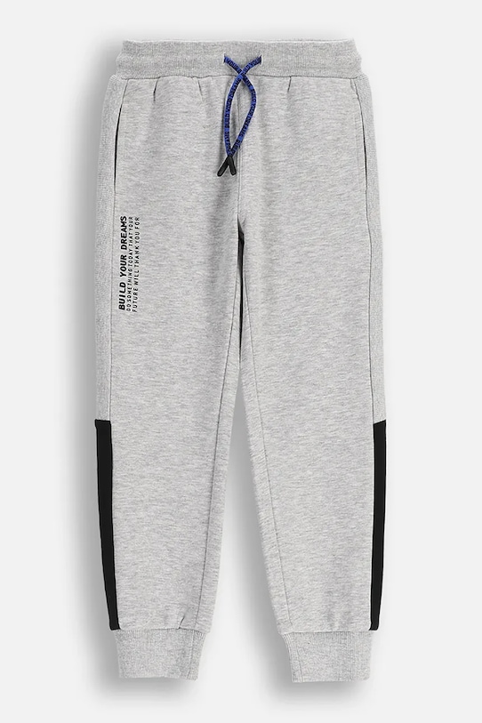 Coccodrillo pantaloni de trening pentru copii bumbac gri ZC5120105CBK