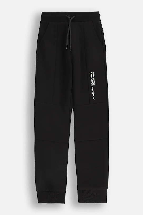 Coccodrillo spodnie dresowe bawełna czarny ZC5120102CBJ