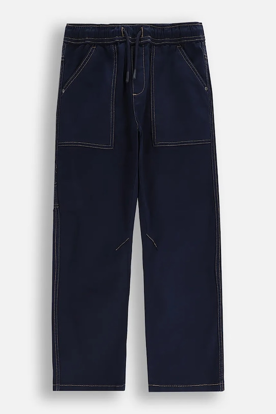 Coccodrillo pantaloni copii bumbac albastru ZC5119102YBJ