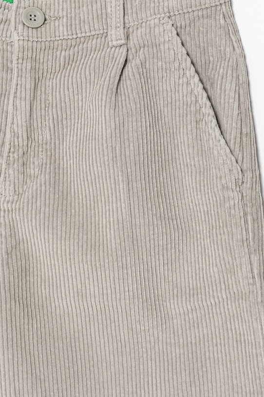 Chłopiec United Colors of Benetton spodnie sztruksowe dziecięce 4IKTCF058.G.Seasonal szary