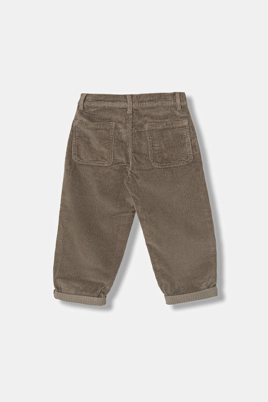 United Colors of Benetton spodnie sztruksowe dziecięce 4IKTGE02W.P.Seasonal brązowy AW25