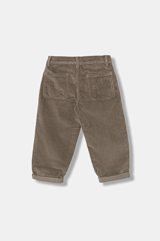 United Colors of Benetton spodnie sztruksowe dziecięce 4IKTGE02W.P.Seasonal brązowy AW25