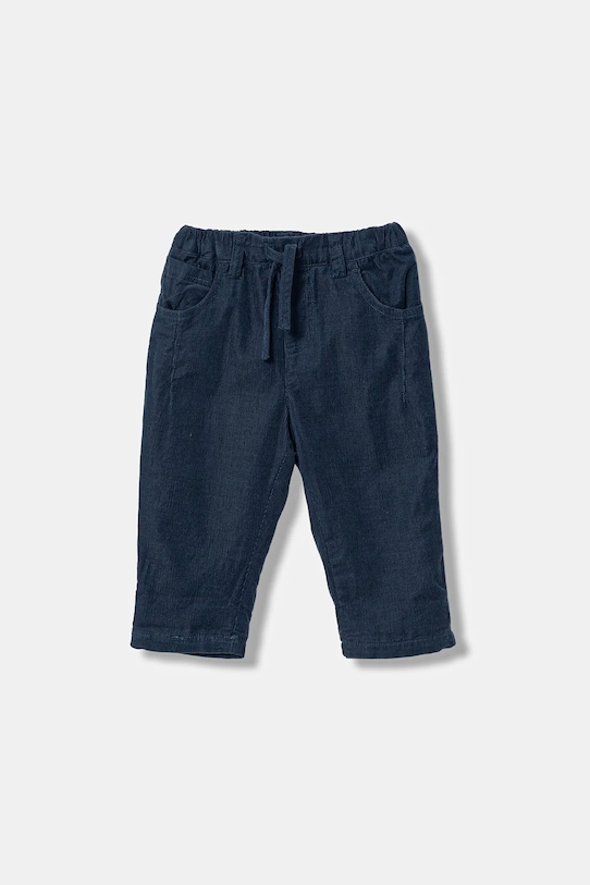 United Colors of Benetton pantaloni de catifea reiată pentru bebeluși bumbac bleumarin 4O5GAF01B.W.reproposed