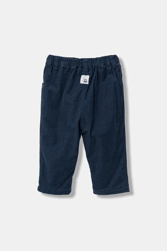 United Colors of Benetton spodnie sztruksowe niemowlęce 4O5GAF01B.W.reproposed granatowy AW25