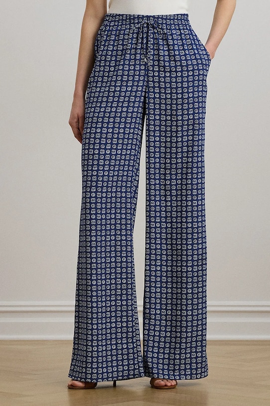 Kalhoty Lauren Ralph Lauren high námořnická modř 200970744