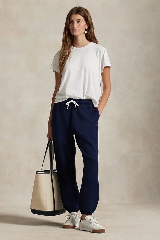 Odzież Polo Ralph Lauren spodnie dresowe 211971700 granatowy