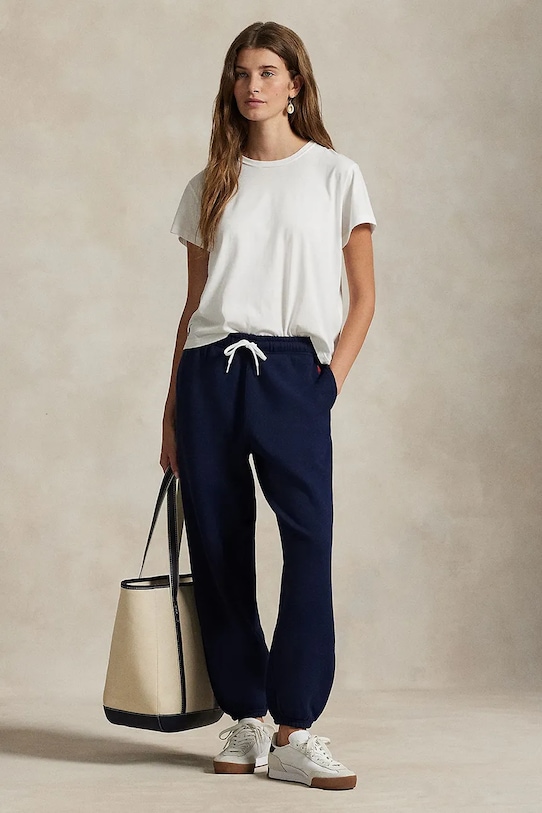 Odzież Polo Ralph Lauren spodnie dresowe 211971700 granatowy