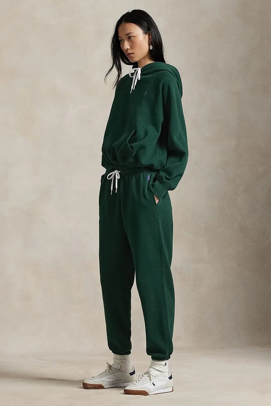 Спортивные штаны Polo Ralph Lauren трикотаж зелёный 211971700