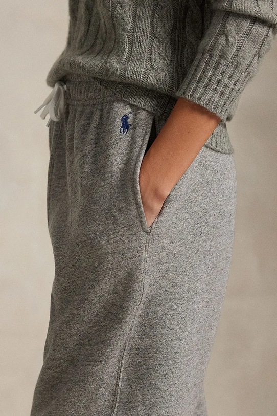 Polo Ralph Lauren spodnie dresowe damskie szary 211971700
