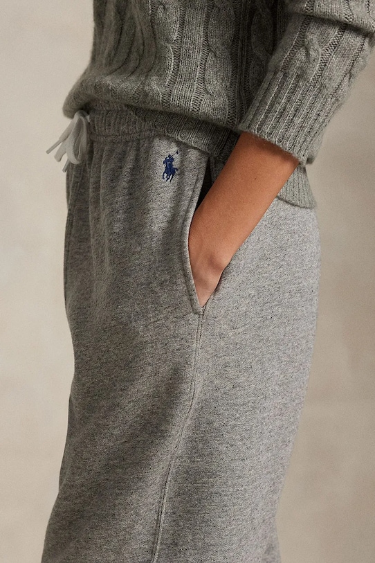 Polo Ralph Lauren spodnie dresowe damskie szary 211971700