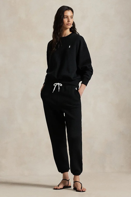 Odzież Polo Ralph Lauren spodnie dresowe 211971700 czarny