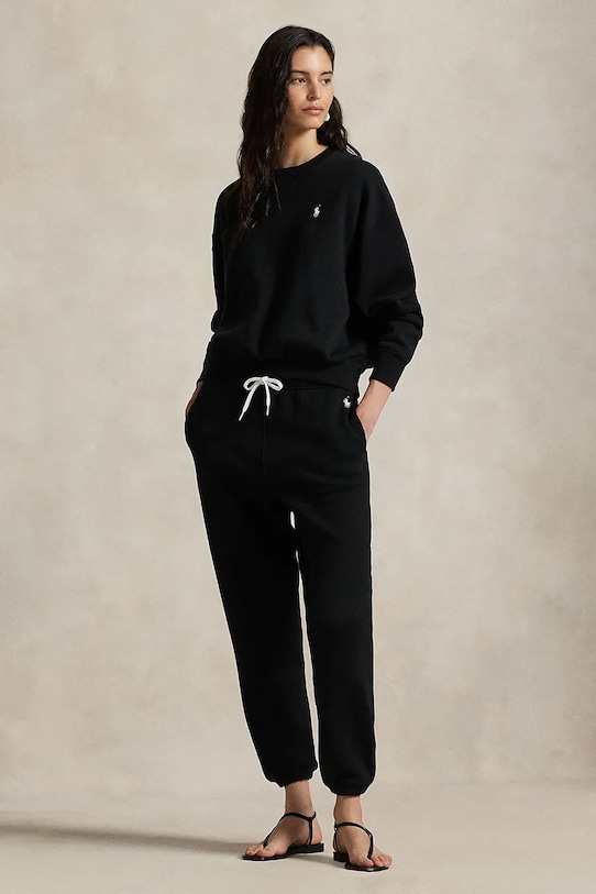 Odzież Polo Ralph Lauren spodnie dresowe 211971700 czarny