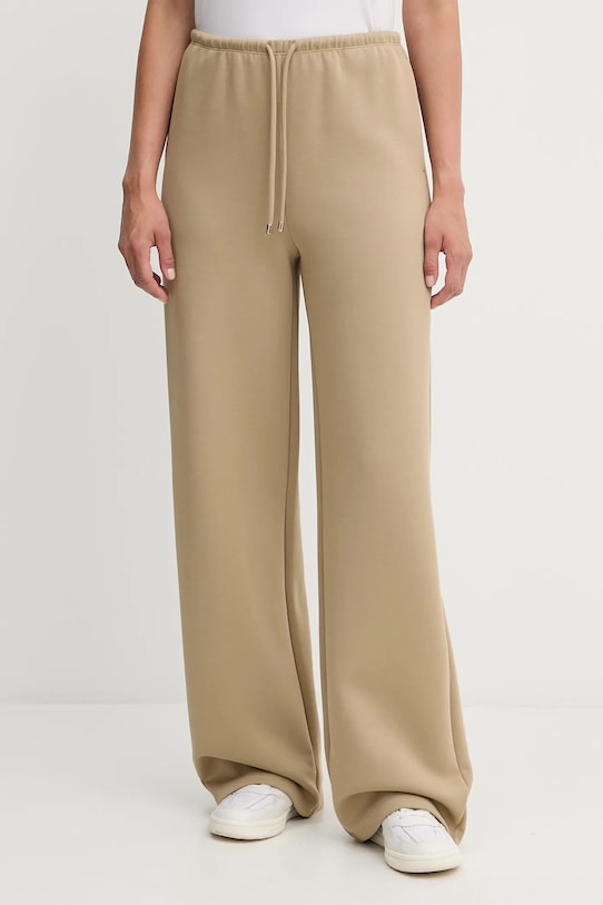 Patrizia Pepe pantaloni de trening tricotaj verde 8P0725.J305