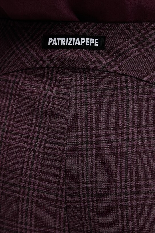 Patrizia Pepe spodnie 8P0741.A621 bordowy