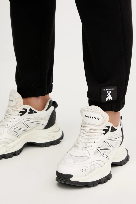 Patrizia Pepe pantaloni de trening din bumbac 8P0765.J079 negru