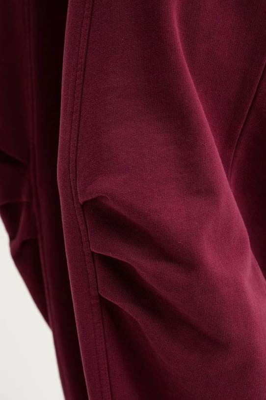 Rotate spodnie dresowe bawełniane bordowy 1143882734