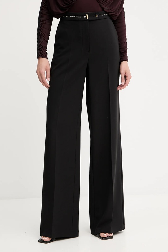 Elisabetta Franchi pantaloni panza negru PA10356E2