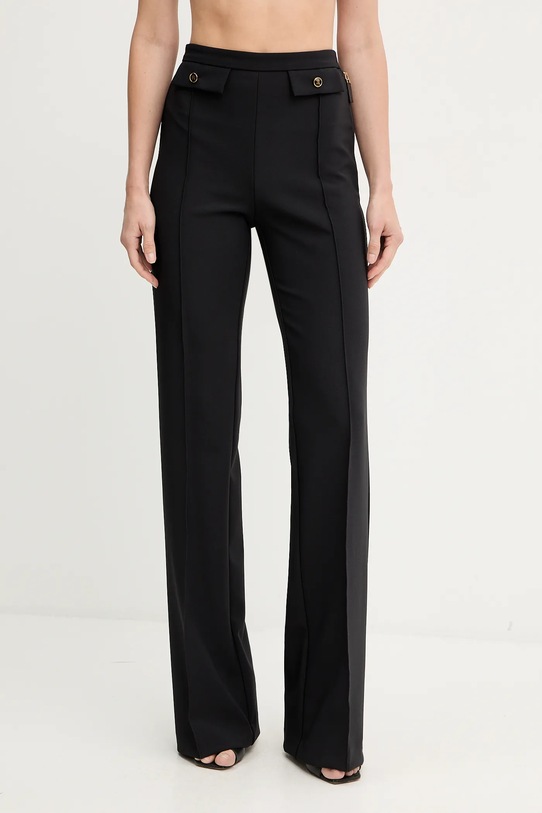 Elisabetta Franchi pantaloni drept negru PA12156E2