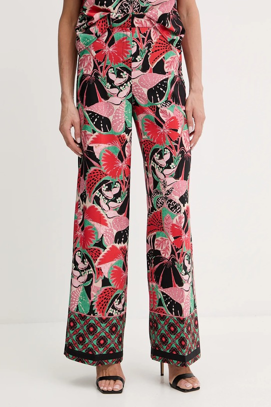 Morgan spodnie tkanina czarny POY.F