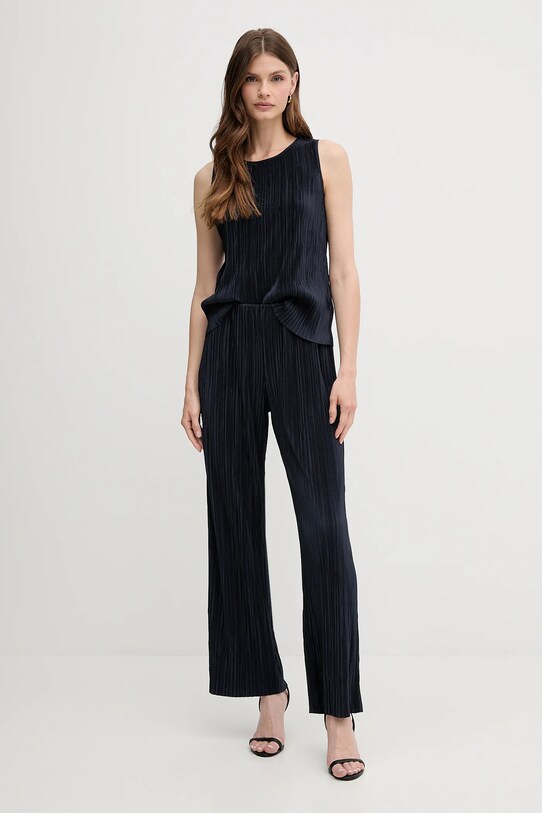 Calvin Klein spodnie LV044A200G granatowy AW25