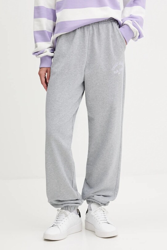 Спортивні штани Tommy Jeans меланж сірий DW0DW20994