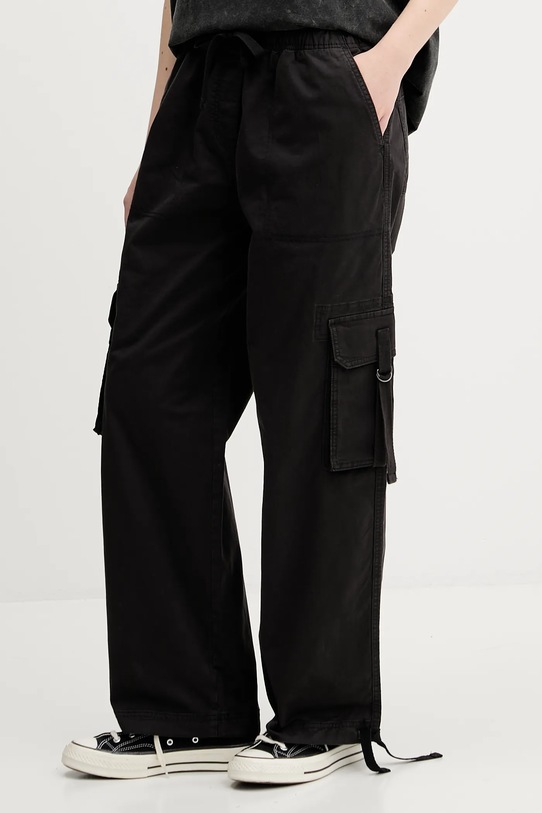 Tommy Jeans pantaloni alta nero DW0DW20995