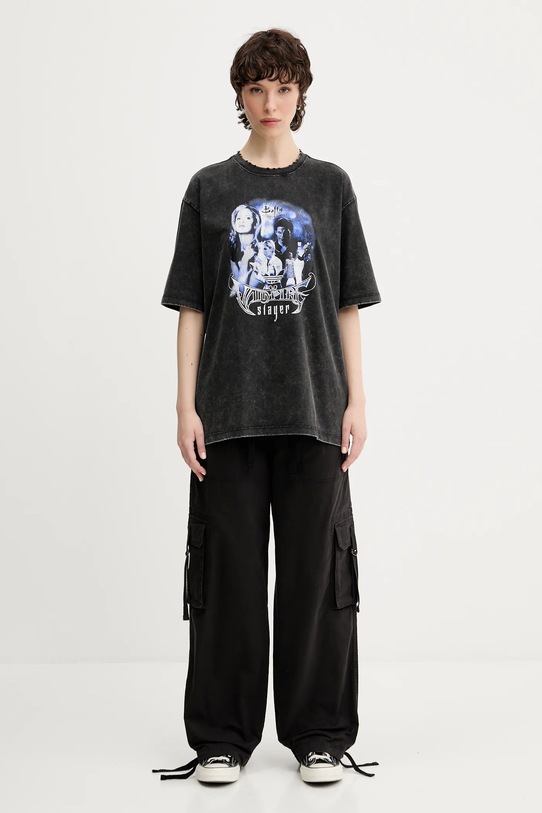 Tommy Jeans pantaloni DW0DW20995 nero AW25