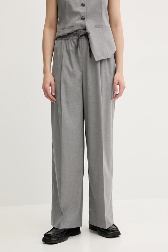 Samsoe Samsoe pantaloni SARILA drept gri F25200049