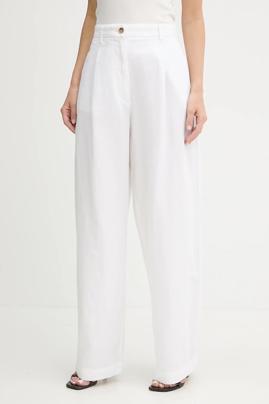 Tommy Hilfiger spodnie tkanina biały WW0WW45780