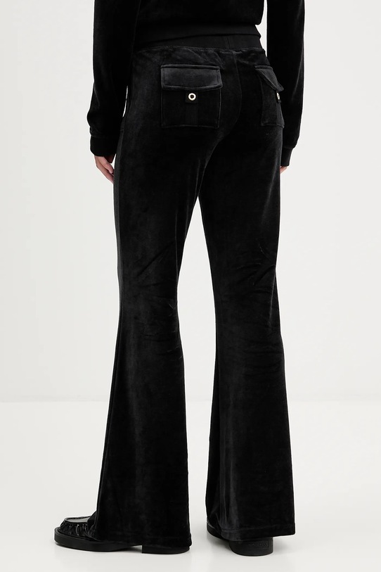 Ρούχα Βελούδινο παντελόνι φόρμας Juicy Couture CAISA LOW RISE PANT JCSEBJ008G μαύρο
