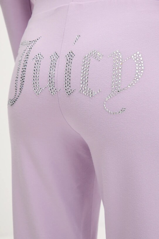 Juicy Couture pantaloni de trening JERSEY APOLLO PANT violet JCWBJ125311