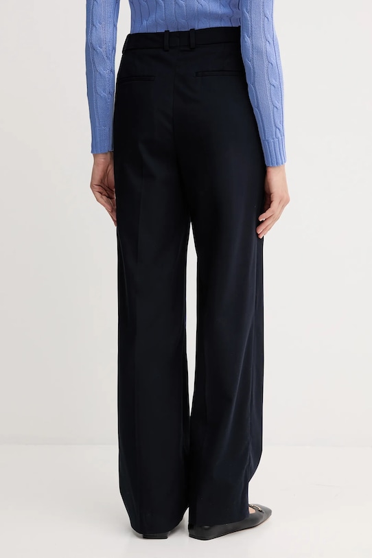 Odzież Tommy Hilfiger spodnie bawełniane WW0WW46811 granatowy