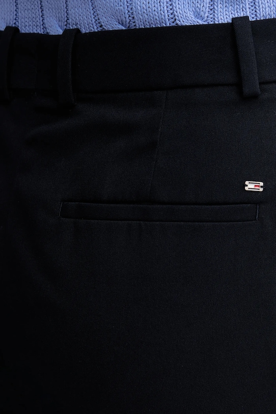 Tommy Hilfiger spodnie bawełniane granatowy WW0WW46811