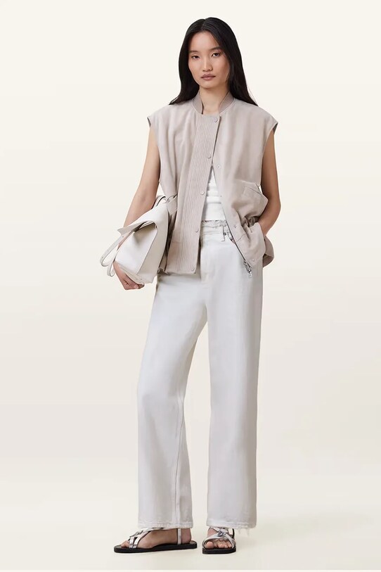 AllSaints pantaloni din bumbac BLAKE W091EC