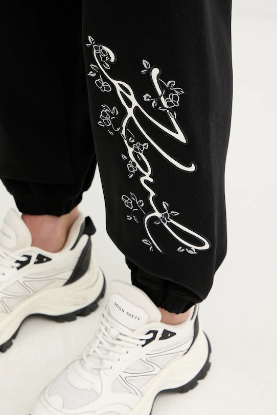 Karl Lagerfeld pantaloni de trening negru A3W10009