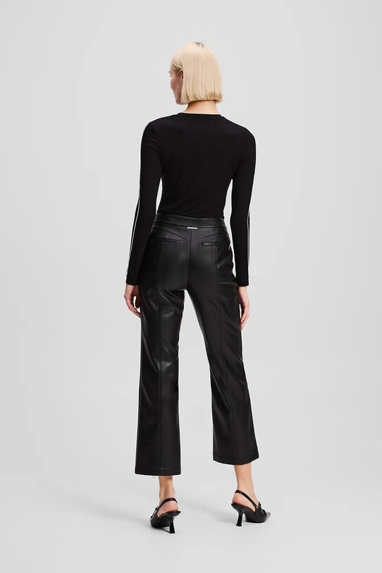 Karl Lagerfeld spodnie A3W10091 czarny AW25