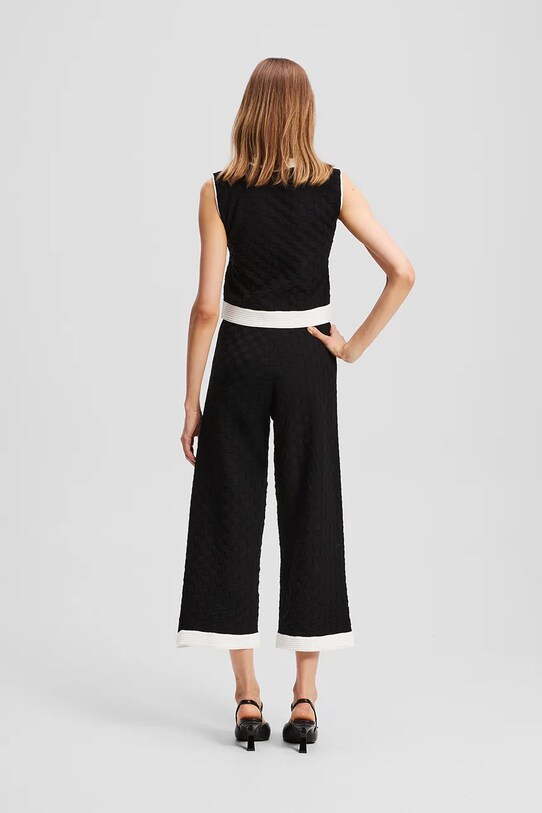 Karl Lagerfeld nadrág A3W10103 fekete AW25