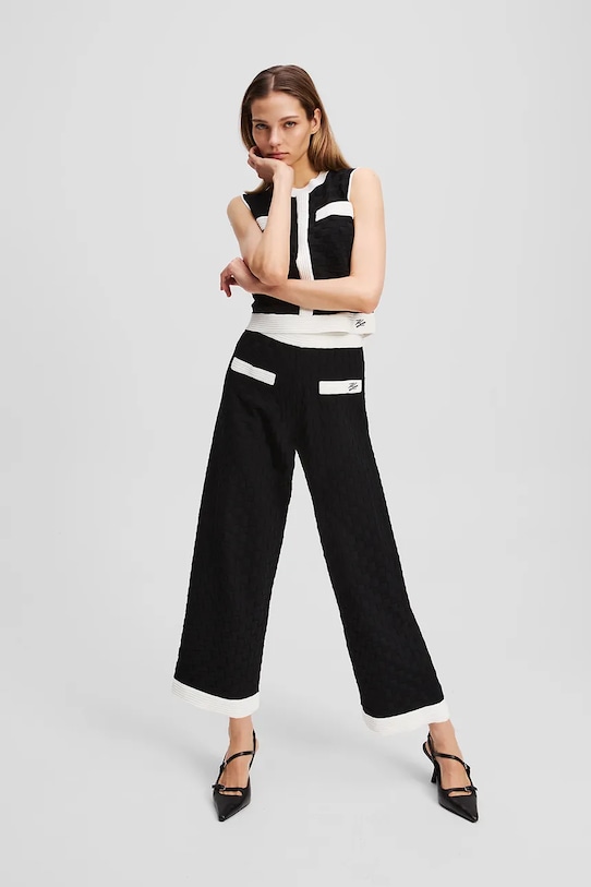 Одежда Брюки Karl Lagerfeld A3W10103 чёрный