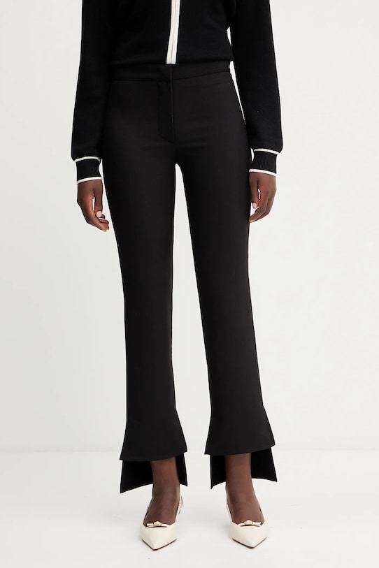 Штани Simona Corsellini прямий чорний A25CPPA00701