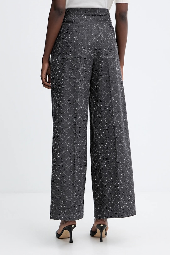 Odzież Simona Corsellini spodnie bawełniane A25CPPA01001 szary