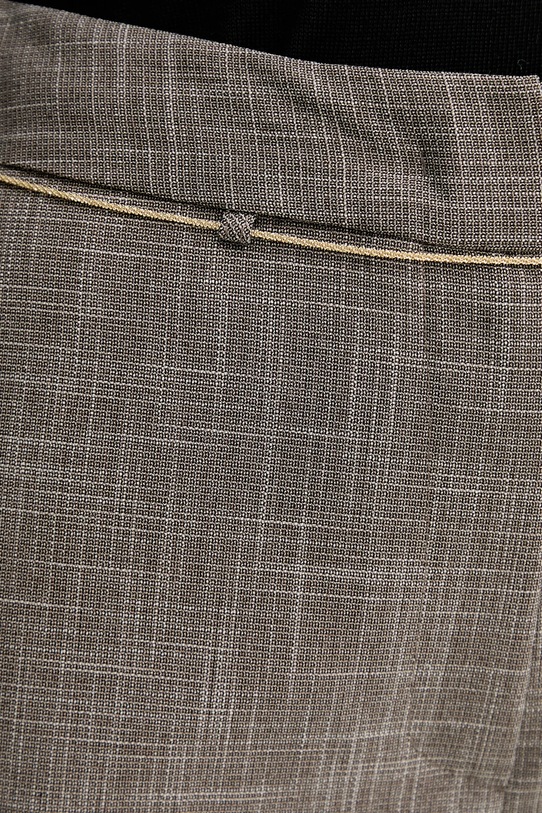 Simona Corsellini spodnie brązowy A25CPPA01501