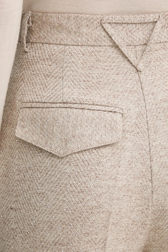 Штани Simona Corsellini бежевий A25CPPA01302