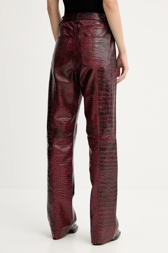 Oblečenie Kožené nohavice Gestuz 10910742 burgundské