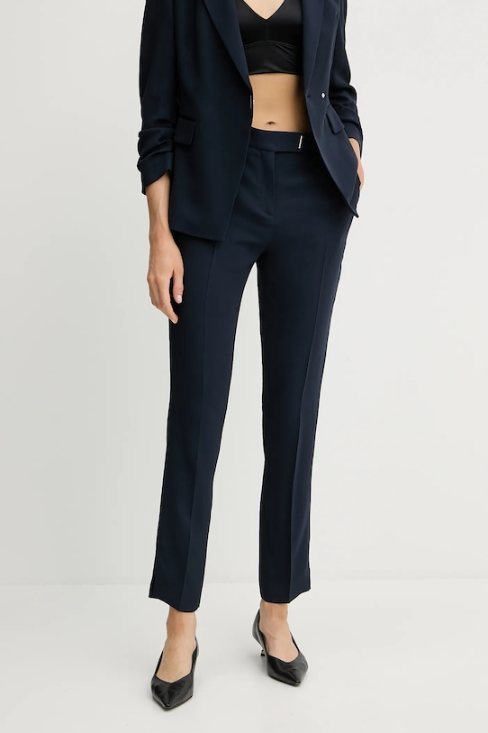 BOSS spodnie tkanina granatowy 50541990