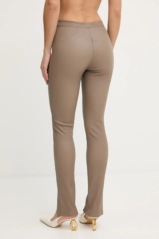Îmbrăcăminte BOSS pantaloni de piele 50541926 bej