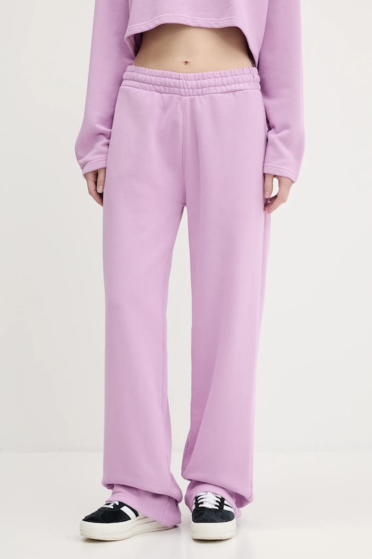 Hugo Blue pantaloni de trening din bumbac bumbac violet 50545019