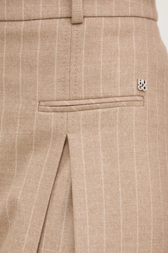 Kalhoty HUGO hnědá 50542691